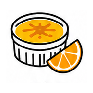 Crème brûlée z pomarańczą